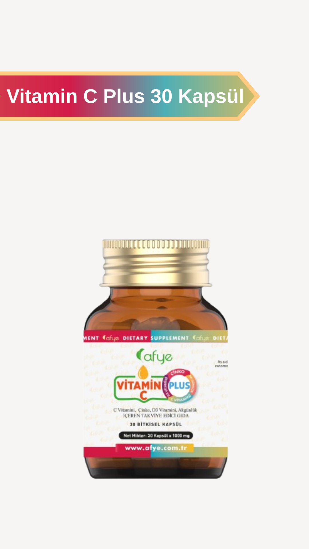 C Vitamini, Çinko, D 3 Vitamini, Ak Günlük